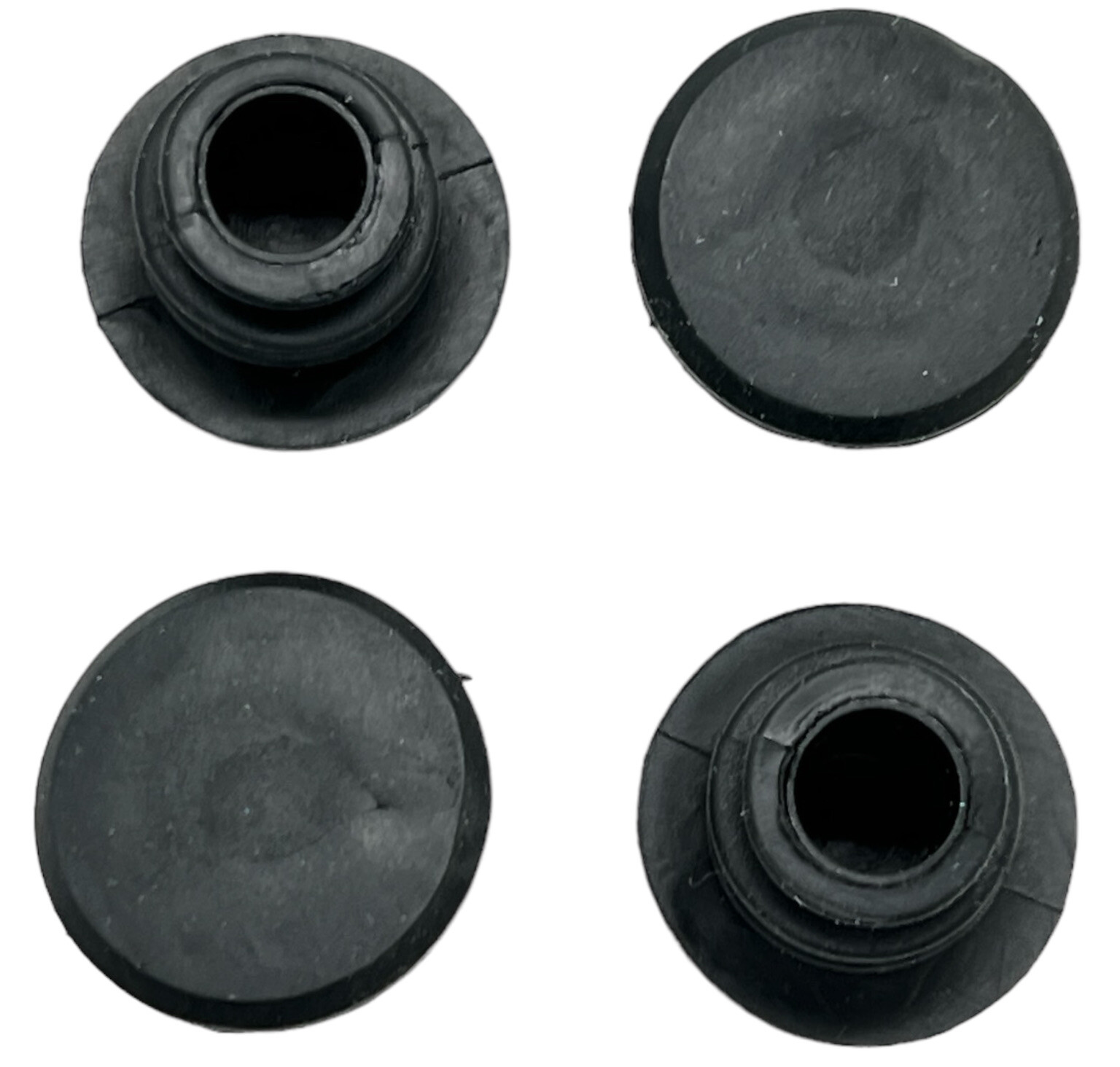 Rubber Bike Handlebar End Plugs / Grip Caps / Bicycle Bar End 4 Pack