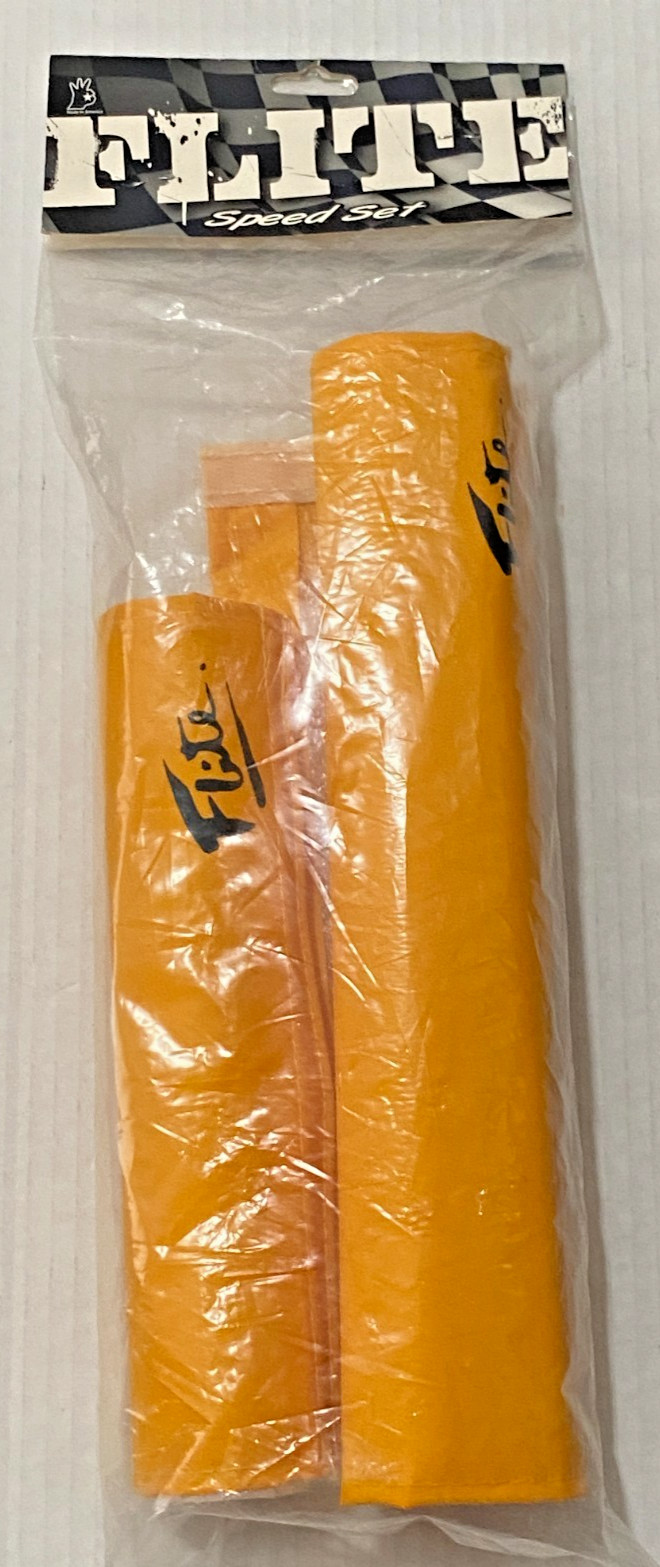 Flite Bright Yellow BMX Pad Set – New