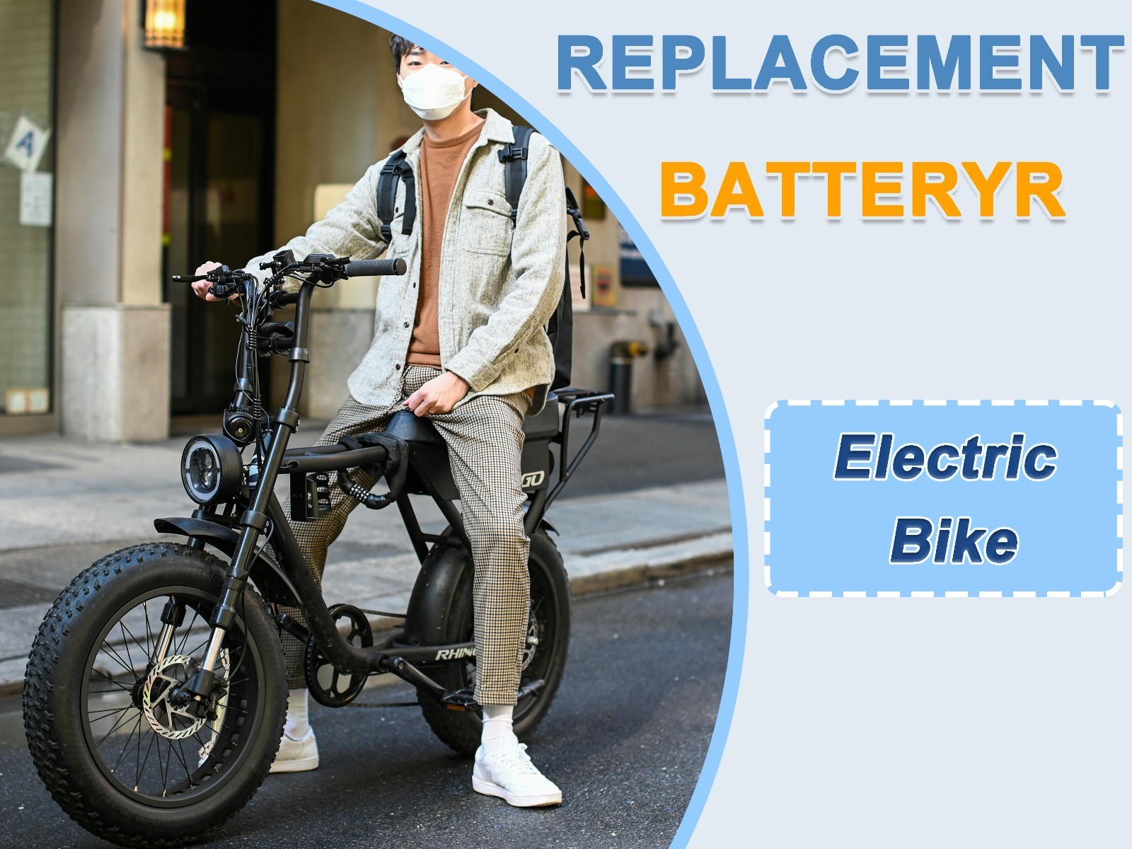 Ebike Lithium Battery 48V 30AH for Electric Bicycle Bike 0-2400W Motors 50A BMS