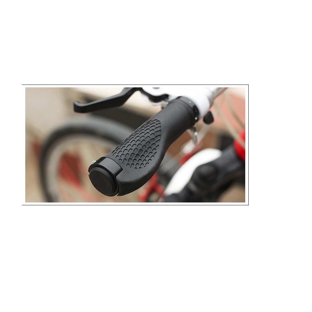 Bike Grips Rubber Mountain Bicycle MTB Handlebar Ergonomic Cycling Lock On TPR