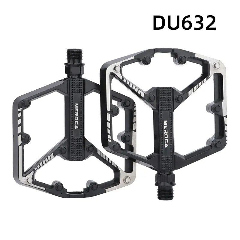 Sealed DU Bearing MTB Bike PedalsNon-Slip Alloy Platform for Mountain & Road