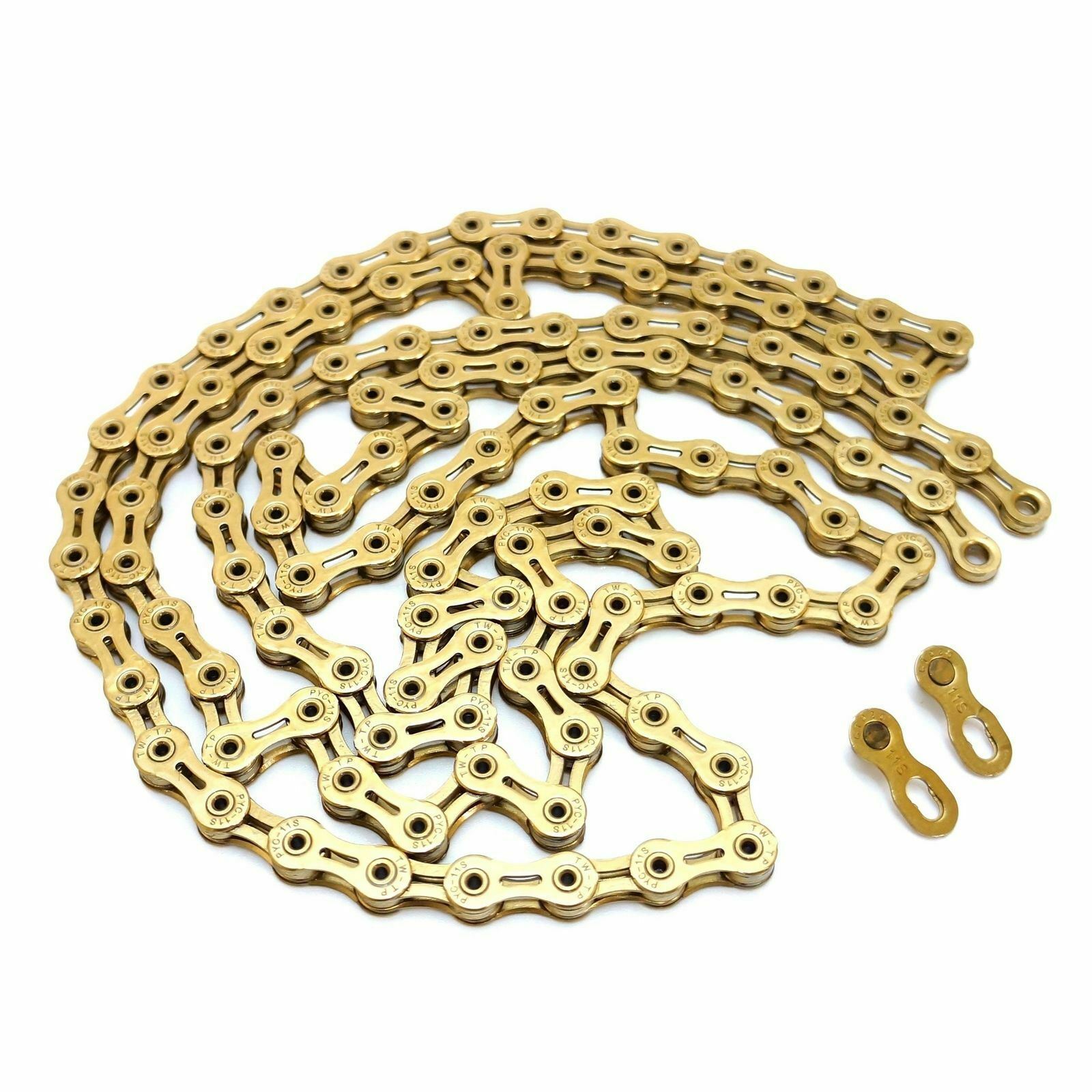 TIPSUM GOLD Ti Coating X11SL 118L Compatible with Shimano SRAM CAMPY KMC chain