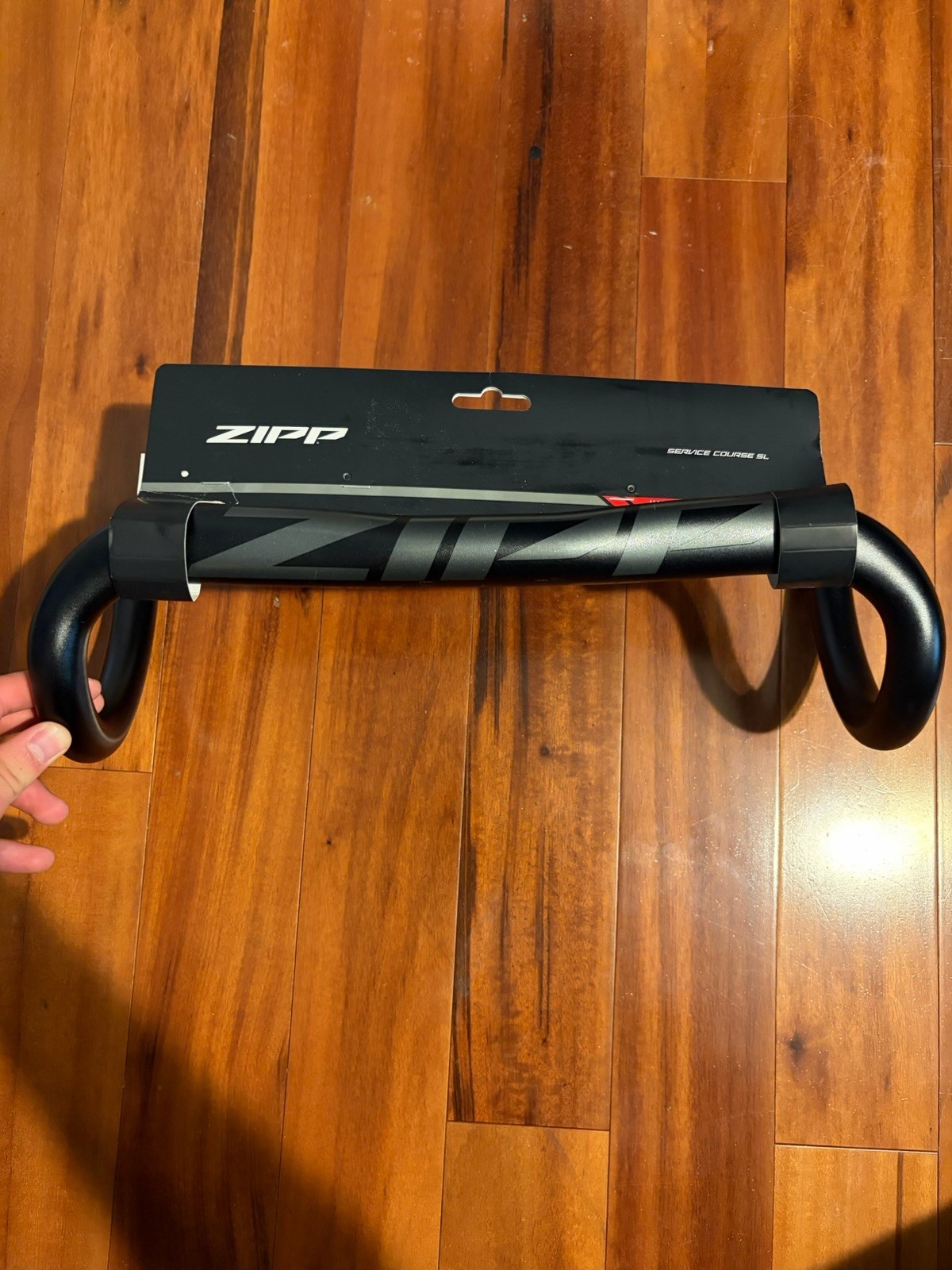 Zipp SL-70 Ergo Handlebar 31.8 38mm Matte Black with Gloss Logos B2