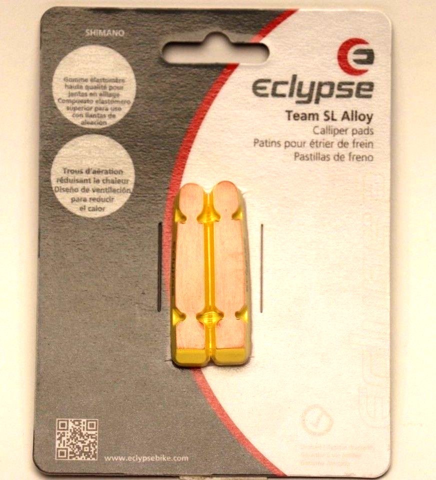 Eclypse Team SL Brake Pad inserts for Shimano / Sram Calipers Alloy rims use