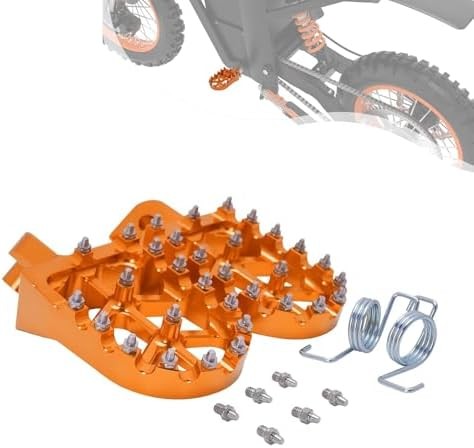 Dirt Bike Foot Pegs for Tutti Soleil01,CNC 7075 Aluminum FootPegs Rest Pedal for
