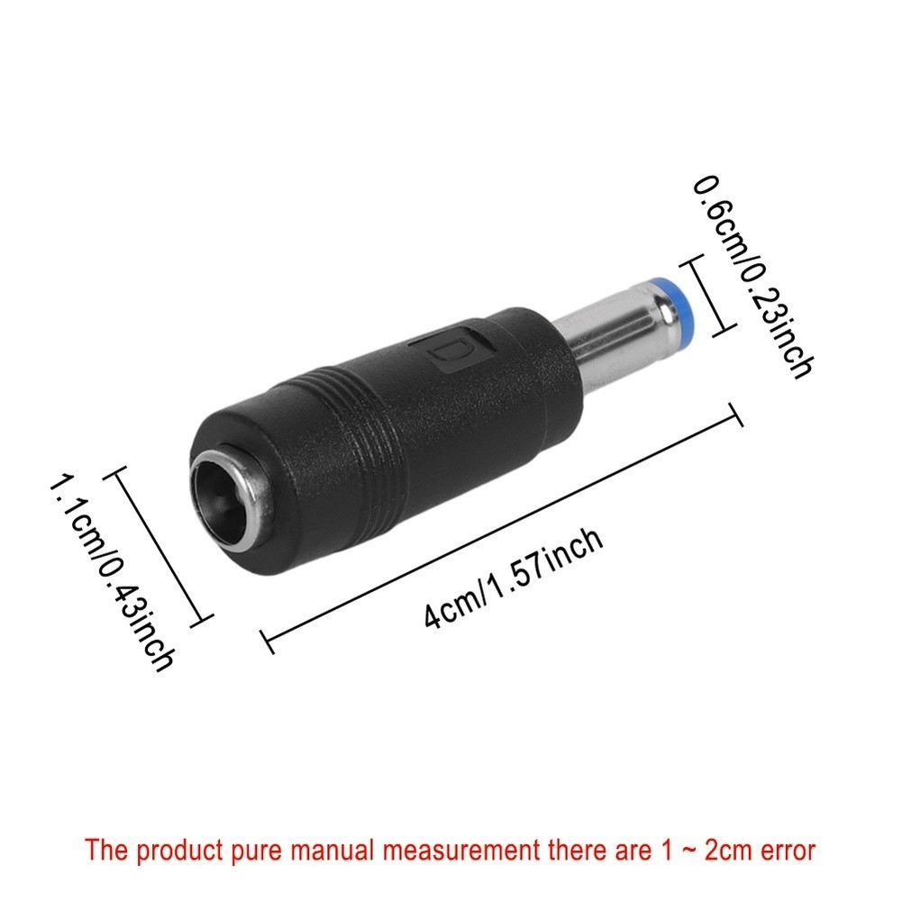 DC Adapter 5.5 2.5 Female to 5.5 2.1 Male for Compatible Supplies