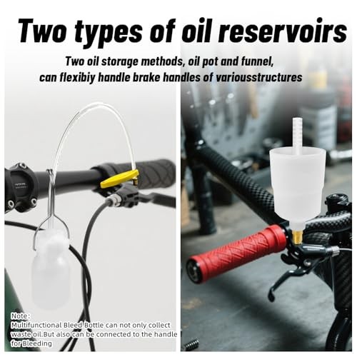 Brake Bleed Kit for Shimano, TEKTRO, TRP Hydraulic Disc Brakes, Mineral Oil Set