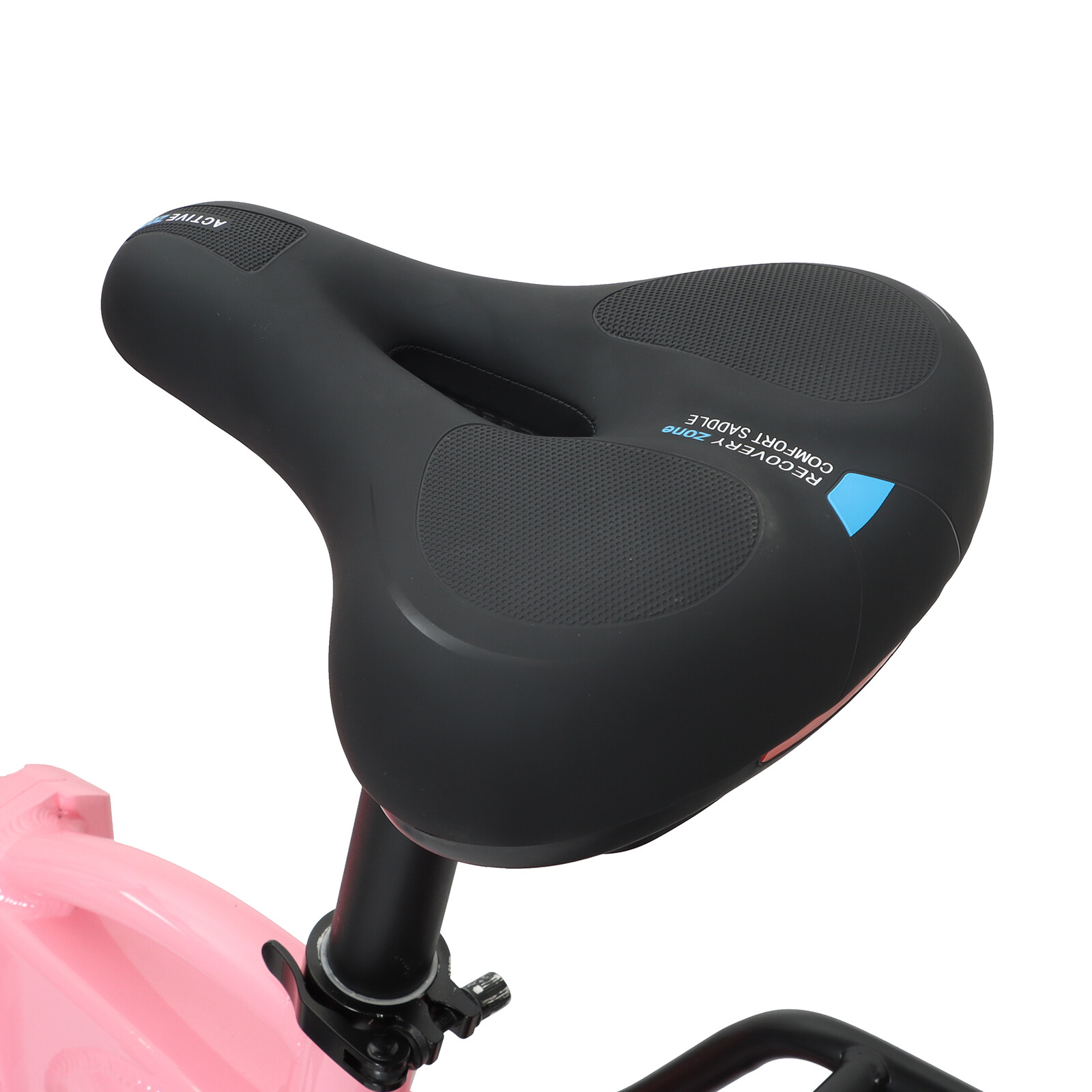 Bike Seat Bicycle Saddle Breathable Racing Cycling Comfort Cushion Pad Black