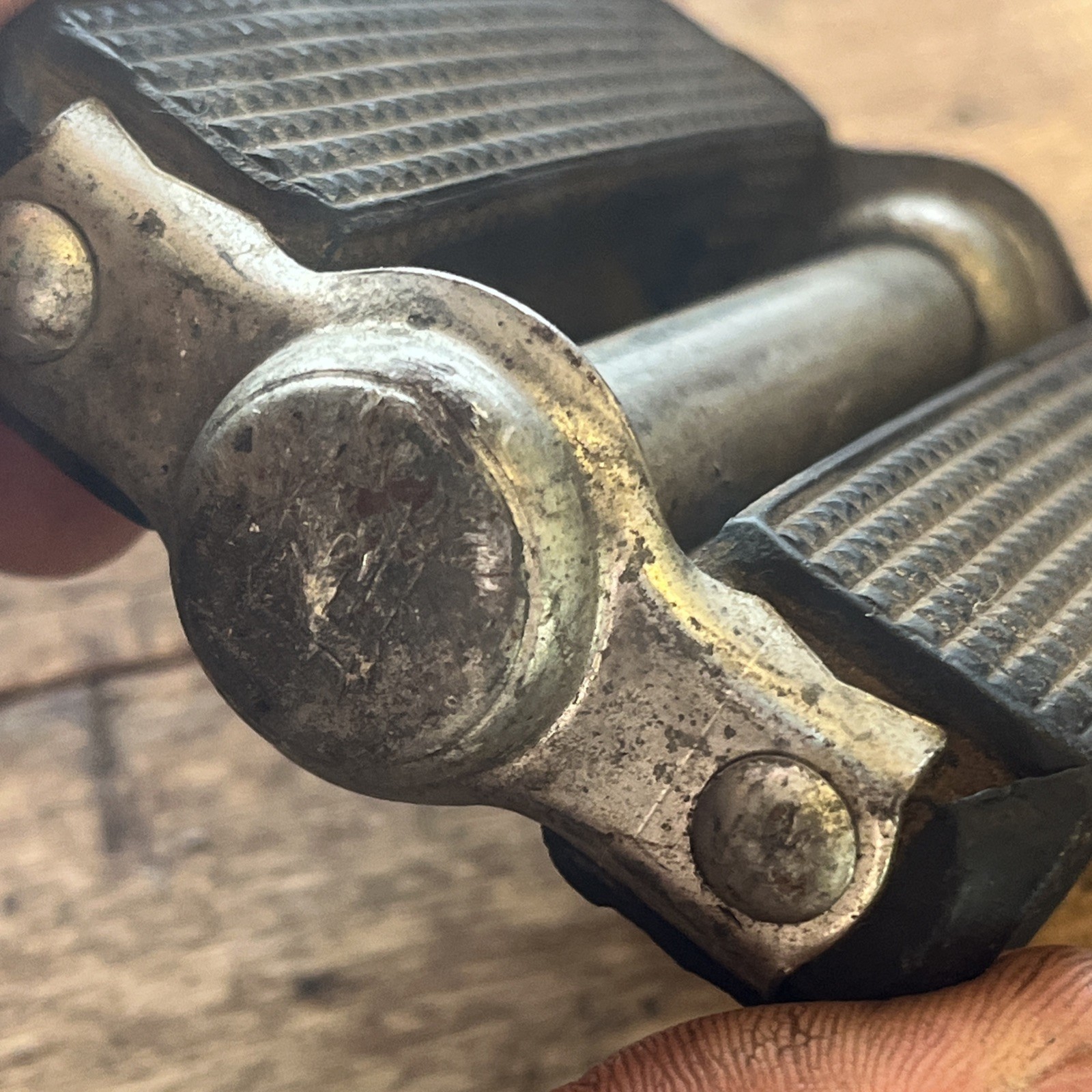 Vintage Union Block Pedals Made In Germany 9/16s English Thread 70s Schwinn
