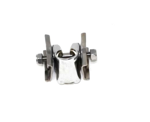 Universal Bike Bicycle Saddle Clamp for Cruiser, M.T.B. Fixie Road Bikes Chrome