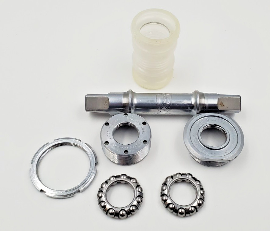 Vintage Campagnolo Croce D’Aune Bottom Bracket English 1.370 x 24 TPI 111mm Axle