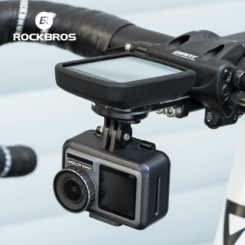 ROCKBROS Bike Computer Mount Aluminium Alloy Out Front Bike Handlebar Extension