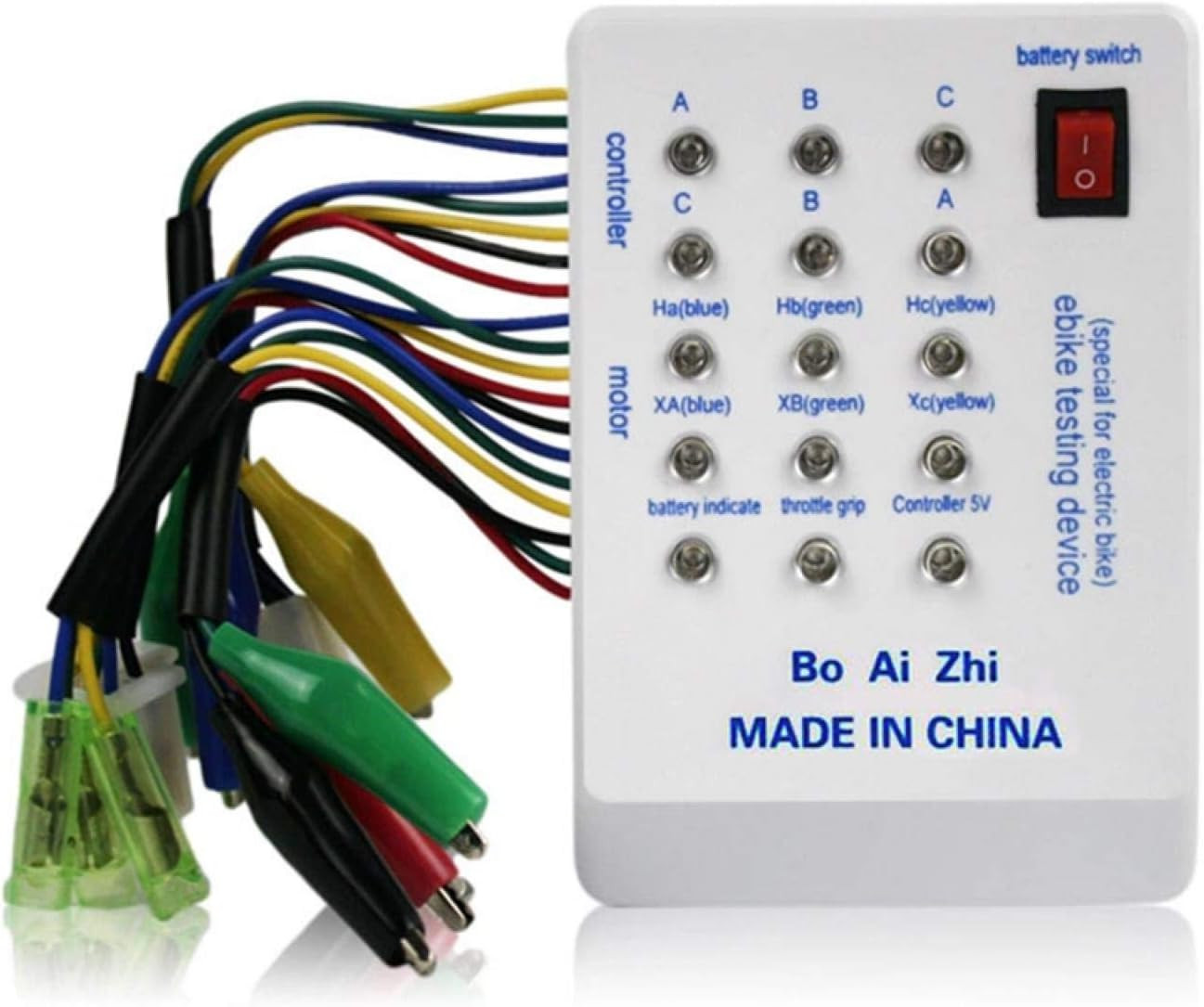 E-Bike Tester, 24V 36V 48V 60V 72V E-Bike Scooter Brushless Car Motor