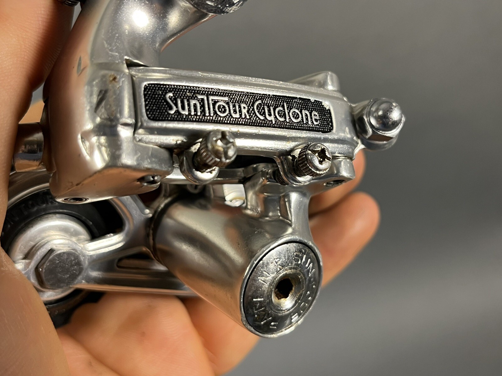 Vintage Suntour Cyclone Rear Derailleur Long Cage 70s 80s Japan Race. CLEAN