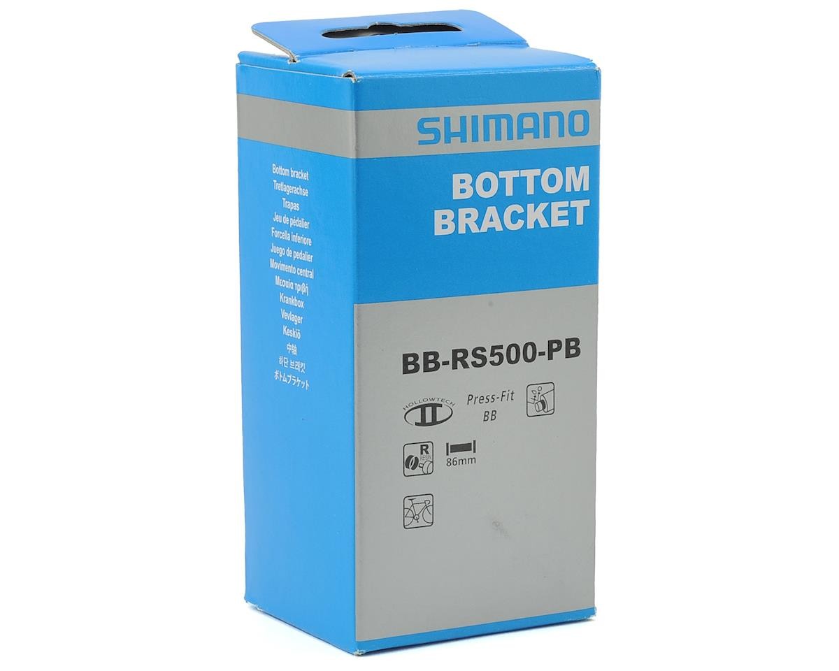 Shimano BB-RS500-PB Hollowtech II Press-Fit Bottom Bracket (Black) (BB86)