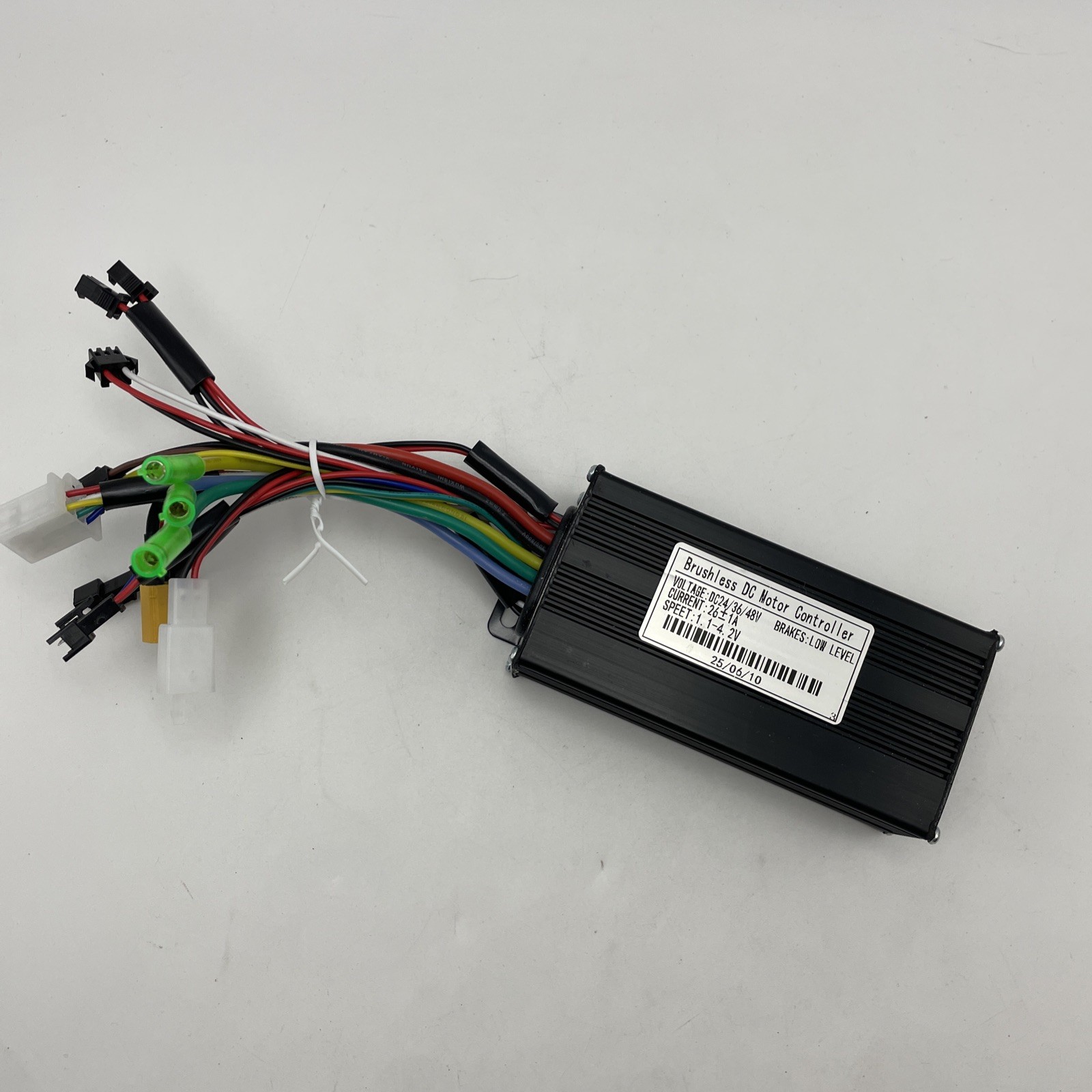 Brushless DC Motor Controller 24V 36V 48V 26A E-Bike Scooter Speed Sine Wave