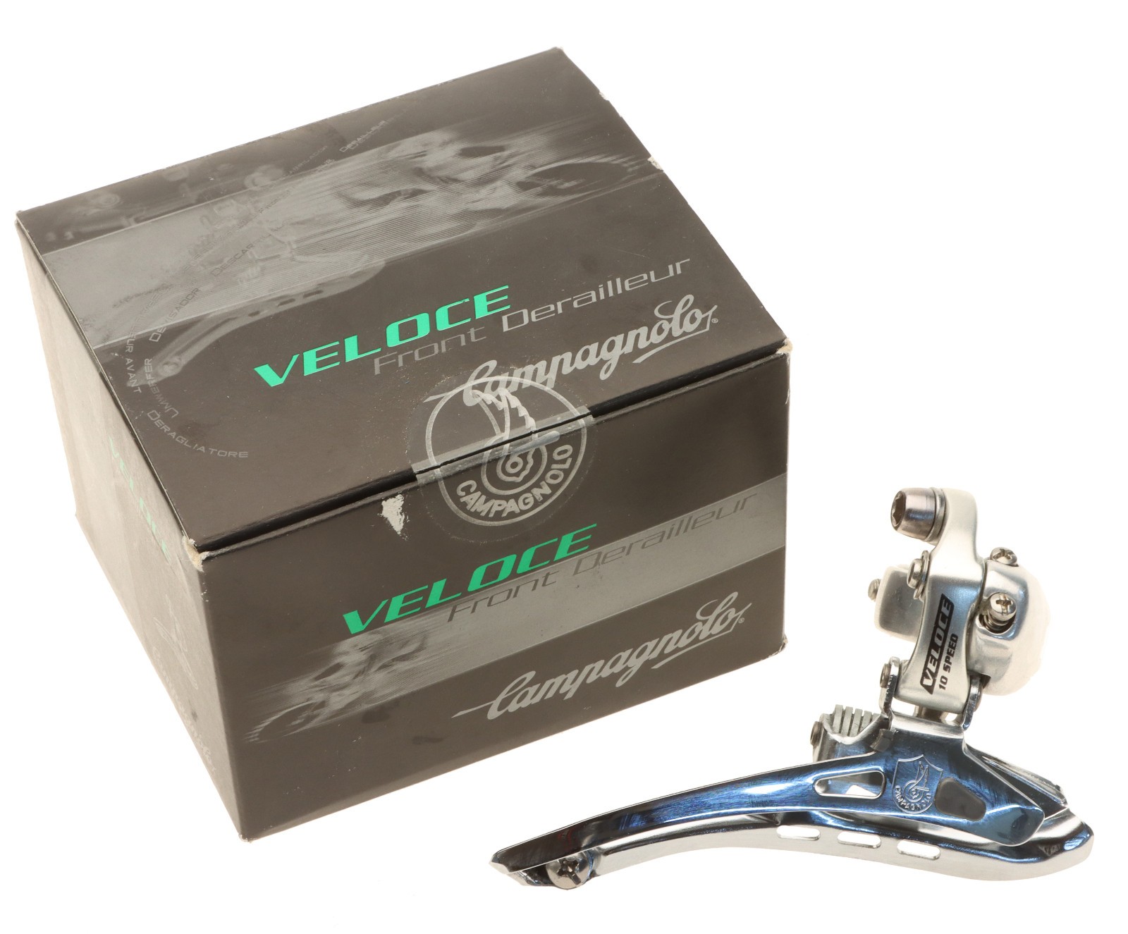 Campagnolo Veloce Front Derailleur 10 Speed Clamp 28.6mm FD4-VL2C8X NEW NOS