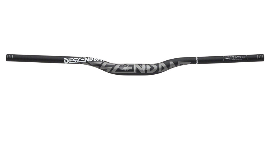 TruVativ Descendant Handlebar Riser 35mm Clamp, 760mm width, 25mm rise, Black