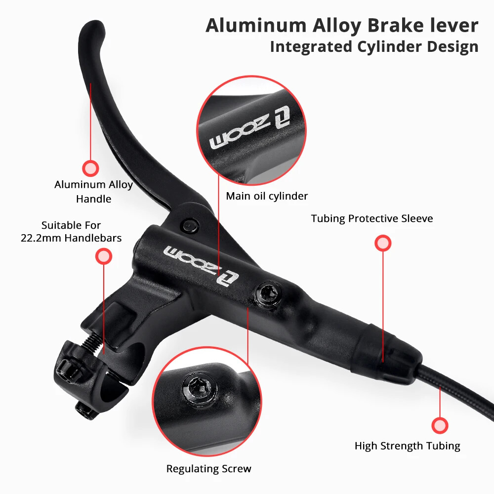 MTB 4 Piston Hydraulic Disc Brake 800mm/1400mm Mountain Bike Oil Pressure Brake
