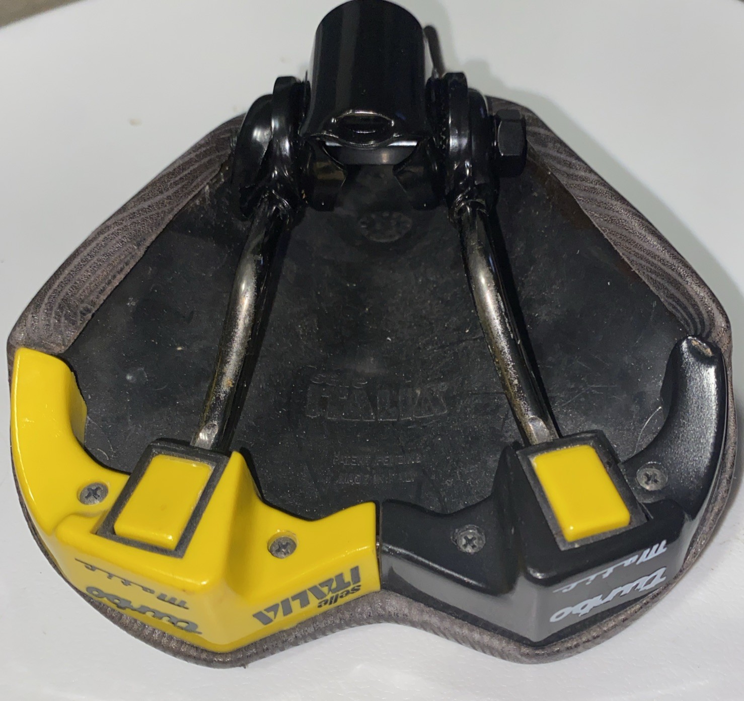 Selle Italia Turbo Matic Bicycle Saddle Yellow Turbomatic Bike Seat