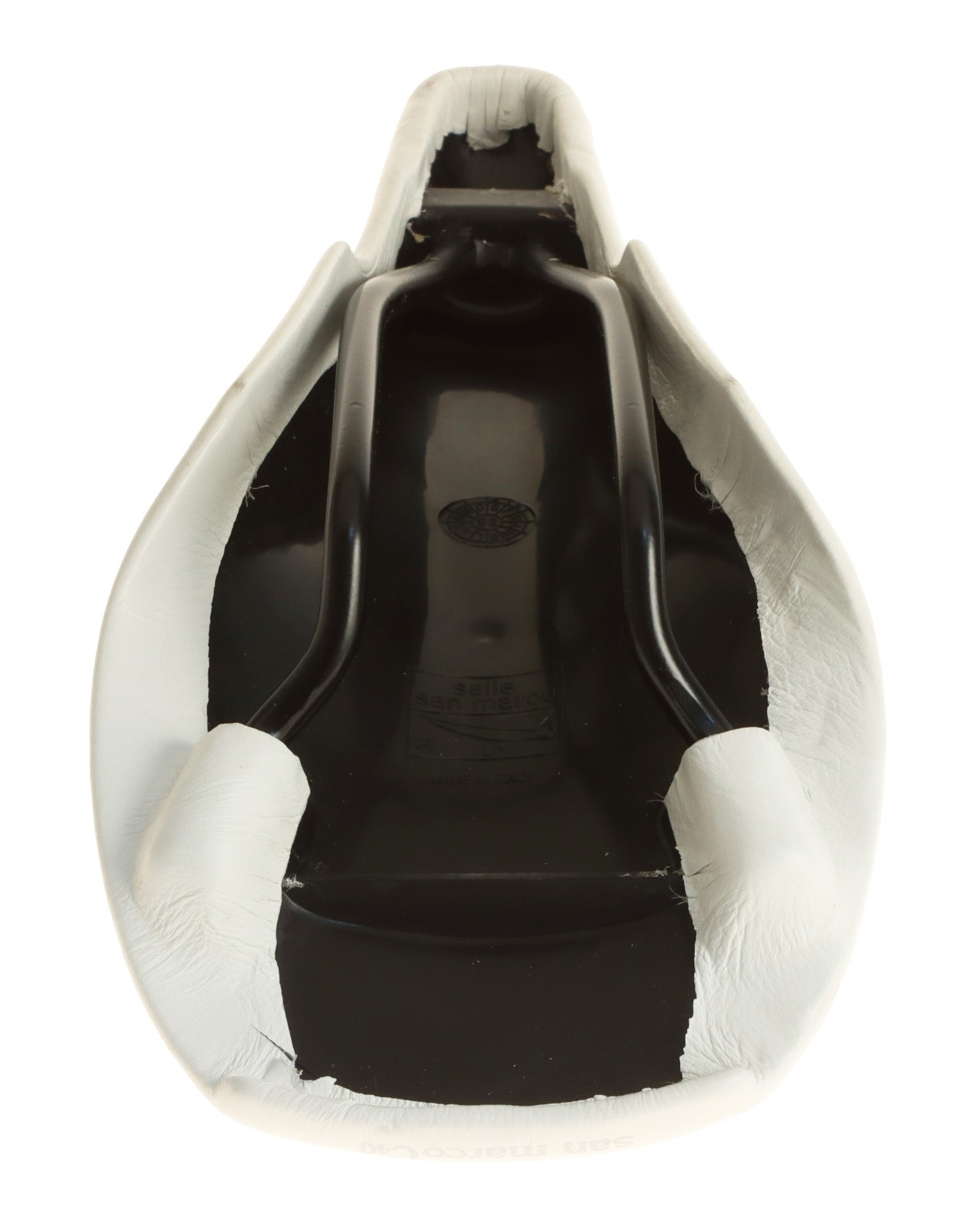 Selle San Marco Bontrager Saddle C40 Steel White Smooth Leather 90s NOS NEW