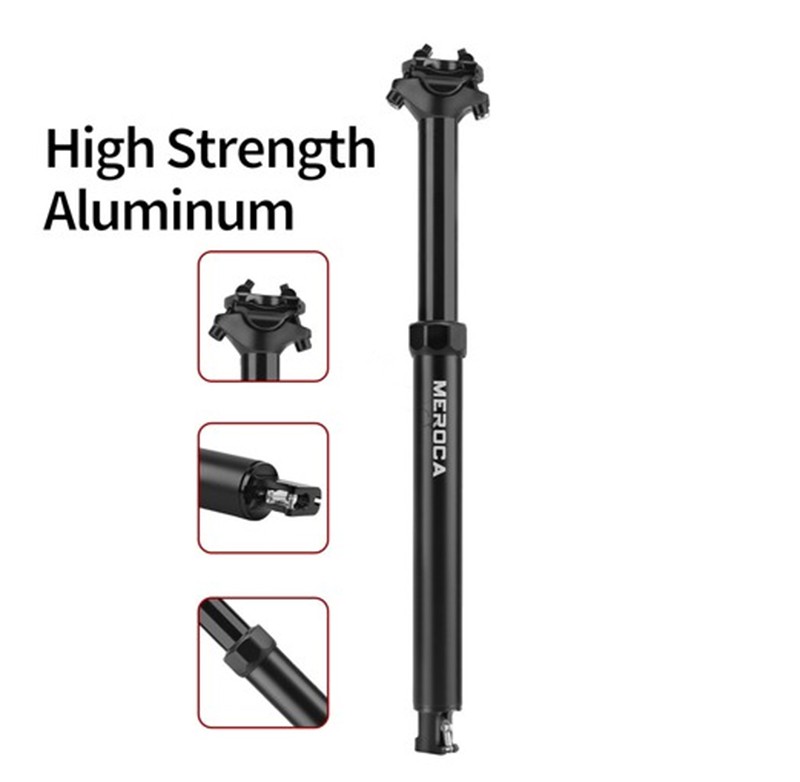 Bike Dropper Post MTB Seatpost Internal 425mm x 125mm 27.2/30.9/31.6mm