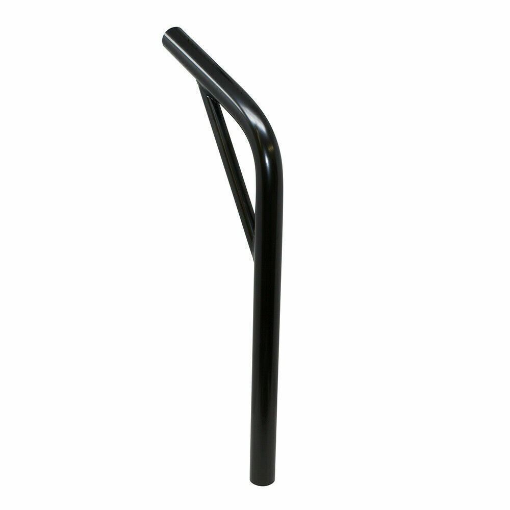 PRO+ 25.4MM 1″ SEATPOST LAYBACK SUPPORT CRUISER CHOPPER BIKE 7/8″ SADDLE BLACK
