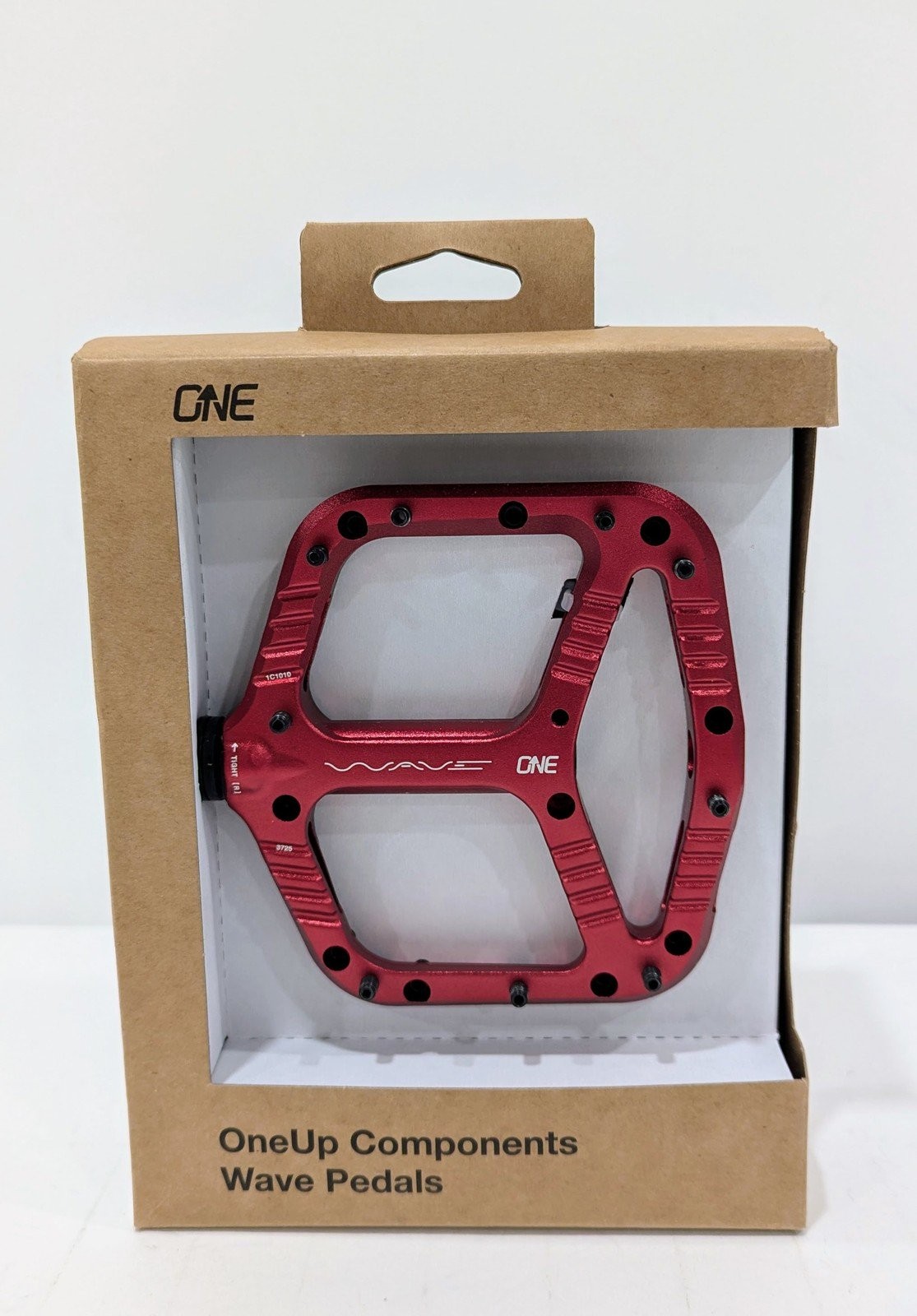 OneUp Components Wave Pedals – Red #1C1010RED