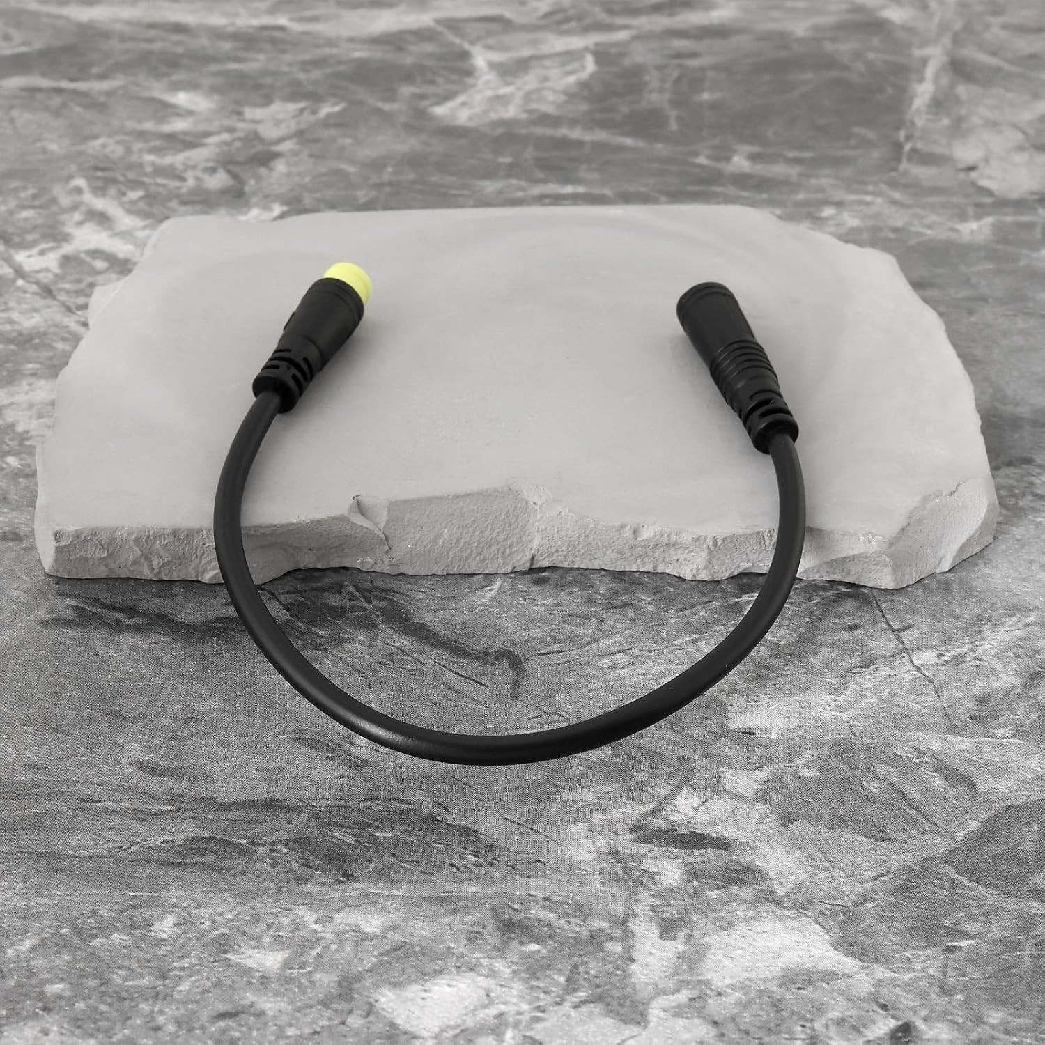 Compact M8 Electric Bike Extension Cable: 16cm 3Pin to 2Pin Waterproof Plug