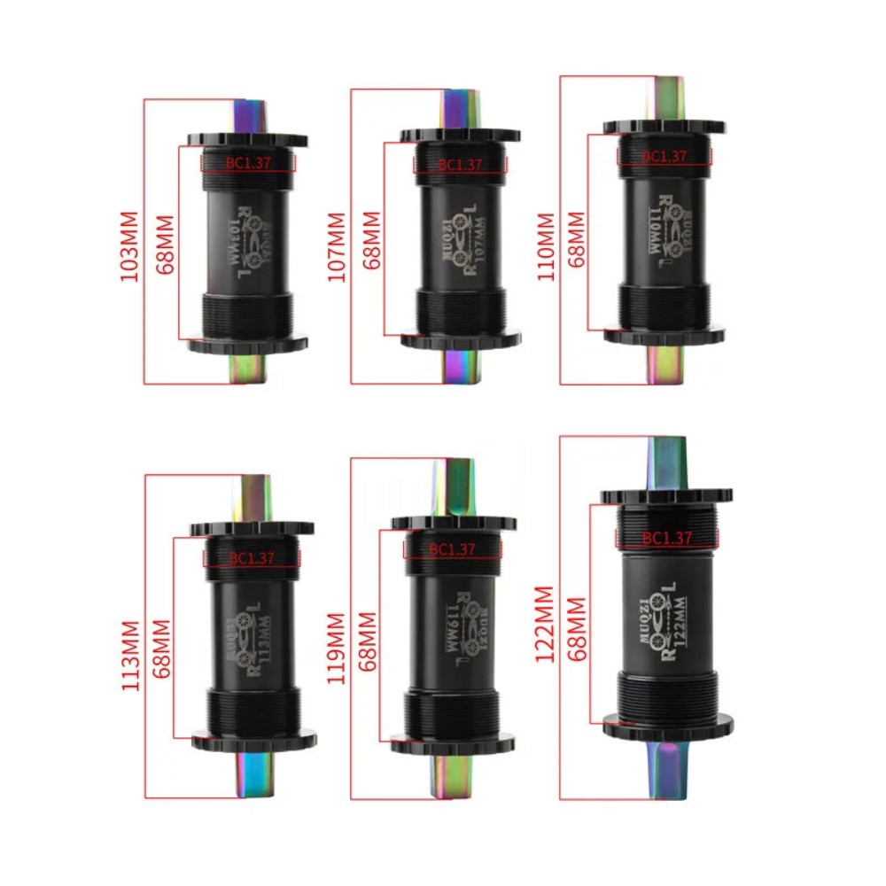 Lightweight Square Taper Bottom Bracket for Folding Bicycle Brompton 103-122 ACE