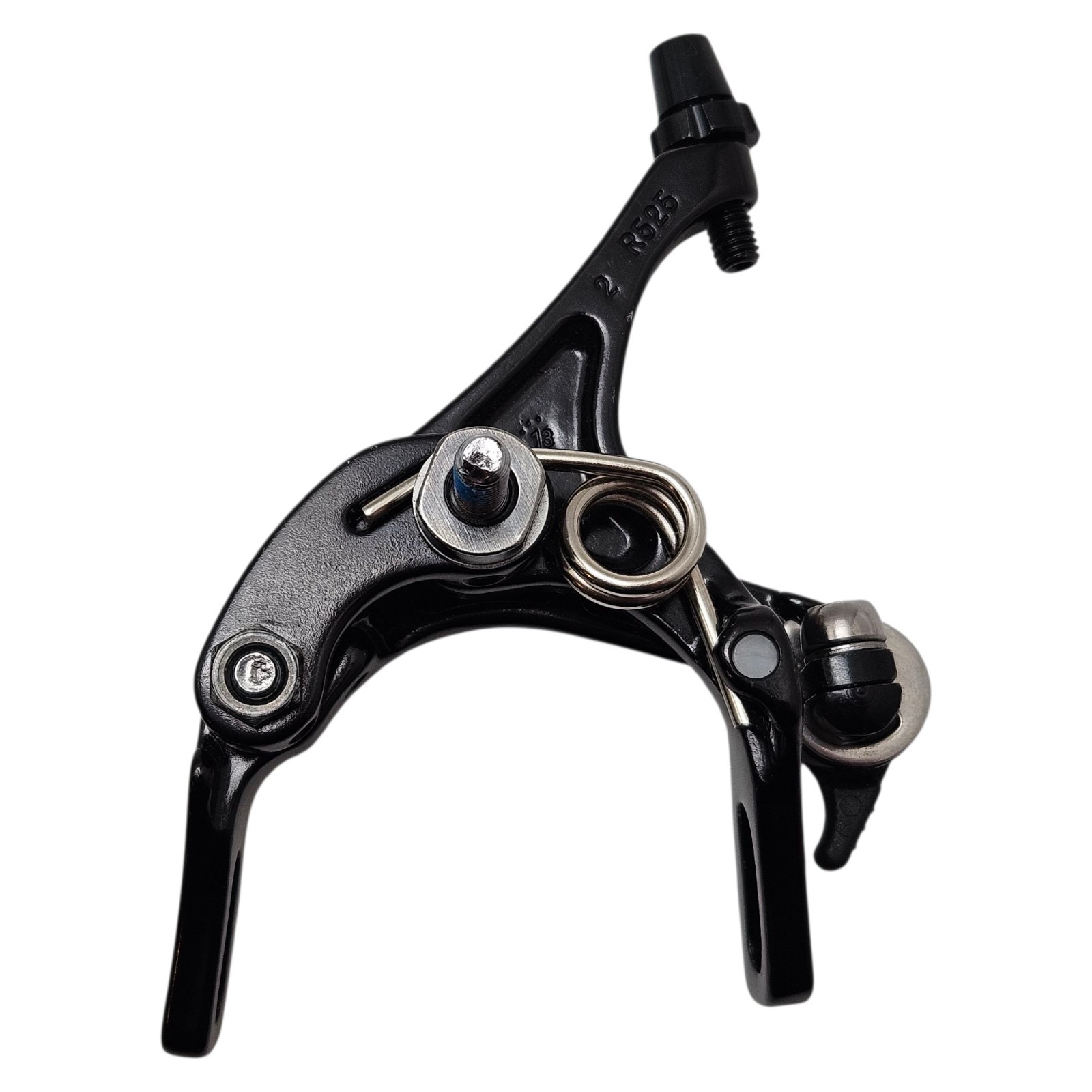 R525 Dual Pivot 39-49mm Reach Road Rear Brake Caliper Aluminum (Black)
