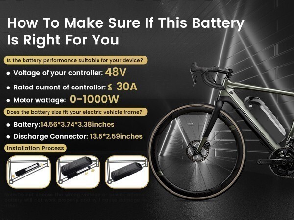 52V 48V 36V 10Ah 15Ah 20Ah 0-2000W Ebike Battery for Electric Bike Lithium 5Pin
