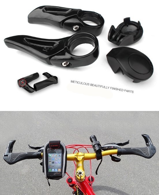 1 Pair Cycling Mountain Bike Bicycle MTB Handlebar Rubber Anti-slip Handle Grips