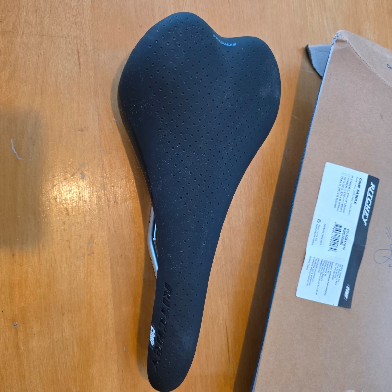 Ritchey Comp Streem saddle (278x132mm) Inox rails 306g – Brand New in box