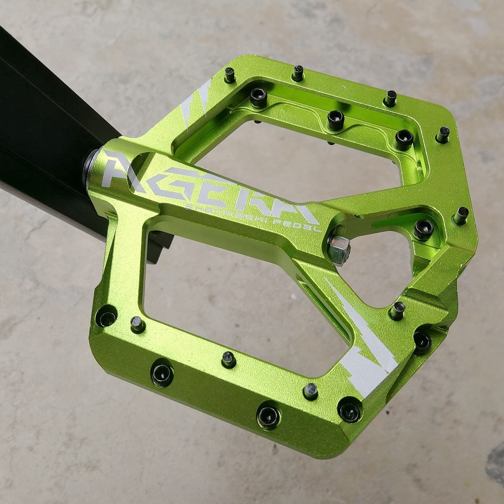AGERA CNC Aluminum Road MTB Mountain Bike XC Bicycle Pedal Flat Pedals Bearings