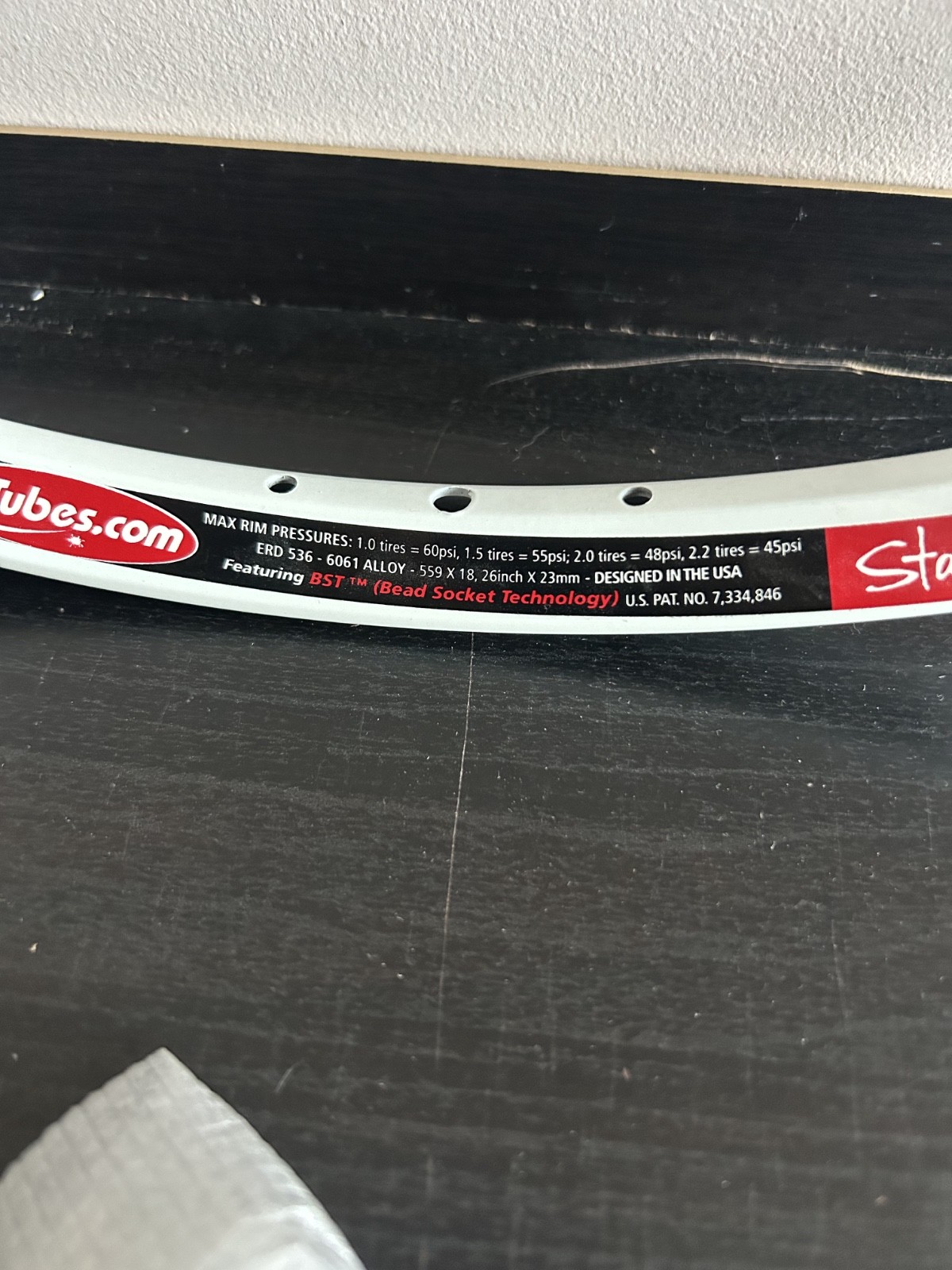 NEW Rim 26″ Stan’s NoTubes ZTR Olympic Disc 32H White NEW