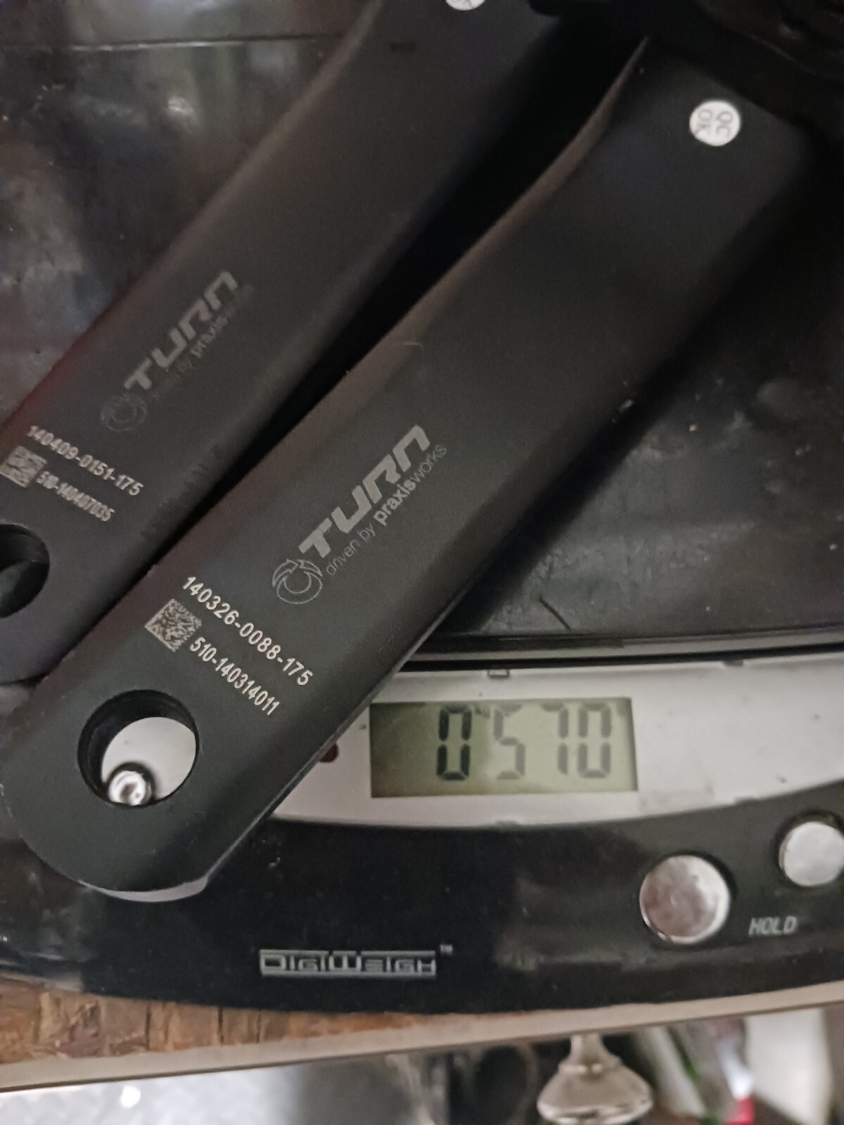 Praxisworks Zayante Turn M30 crankset 175mm, 570g