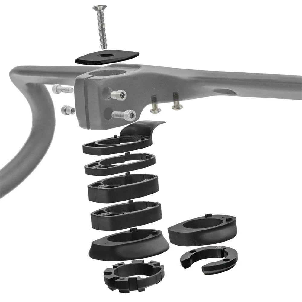 Road Bicycle Integrated Drop Bar Carbon 28.6mm Internal Routing with Spacers