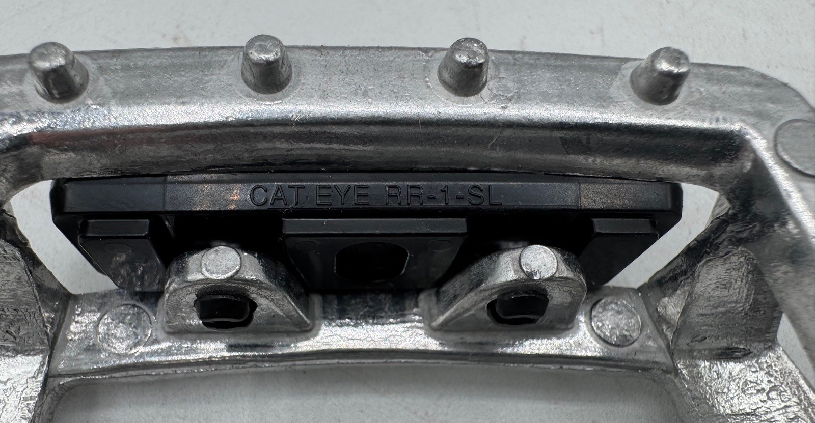 Xeromo Bike Pedals NOS Pair w/ Cat Eye RR-1-SL Reflectors Aluminum