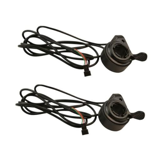 Flylin 2Pcs Thumb Throttle Speed Control, 22mm 7/8inch Universal E-Bike Thumb