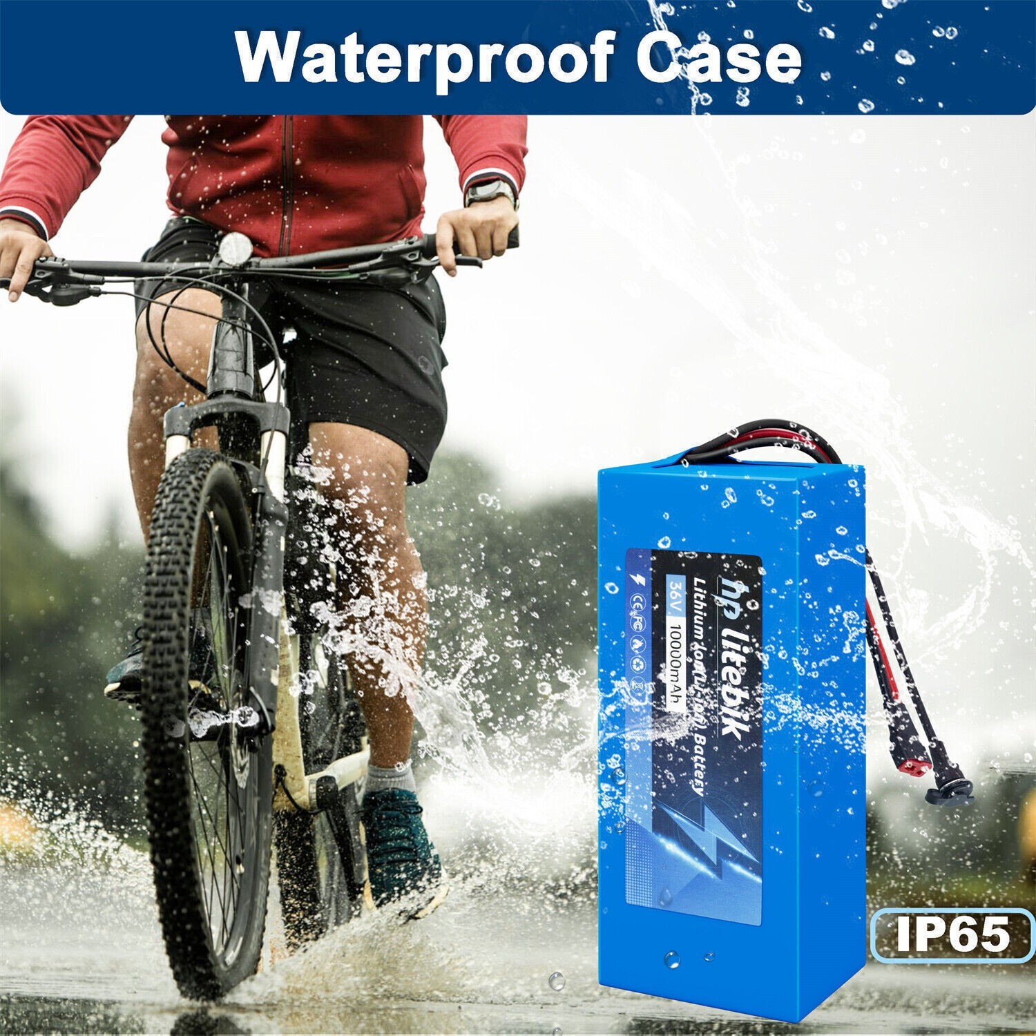 36V 48V Ebike Battery with 30A BMS for Electric Bike Scooter UL 2271 Certificate