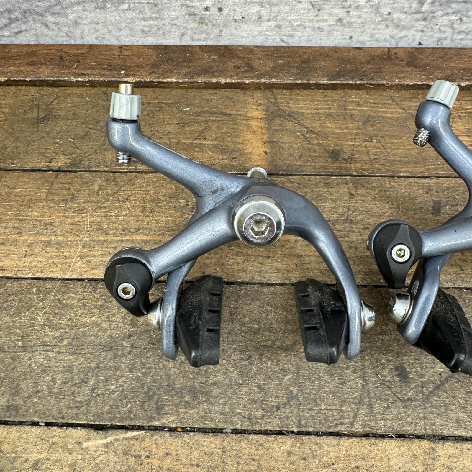 Vintage Suntour GPX Hidden Spring Brake Caliper Set 49-59mm Gray Front Rear Road