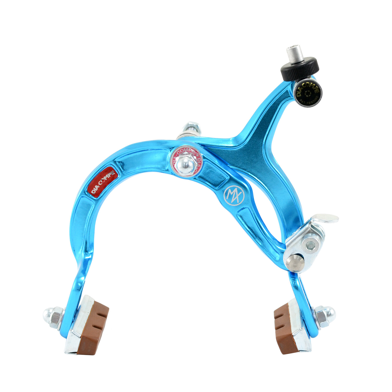 DIA-COMPE MX1000 Side Pull Caliper Brake Set (F+R) For Old School BMX , Blue