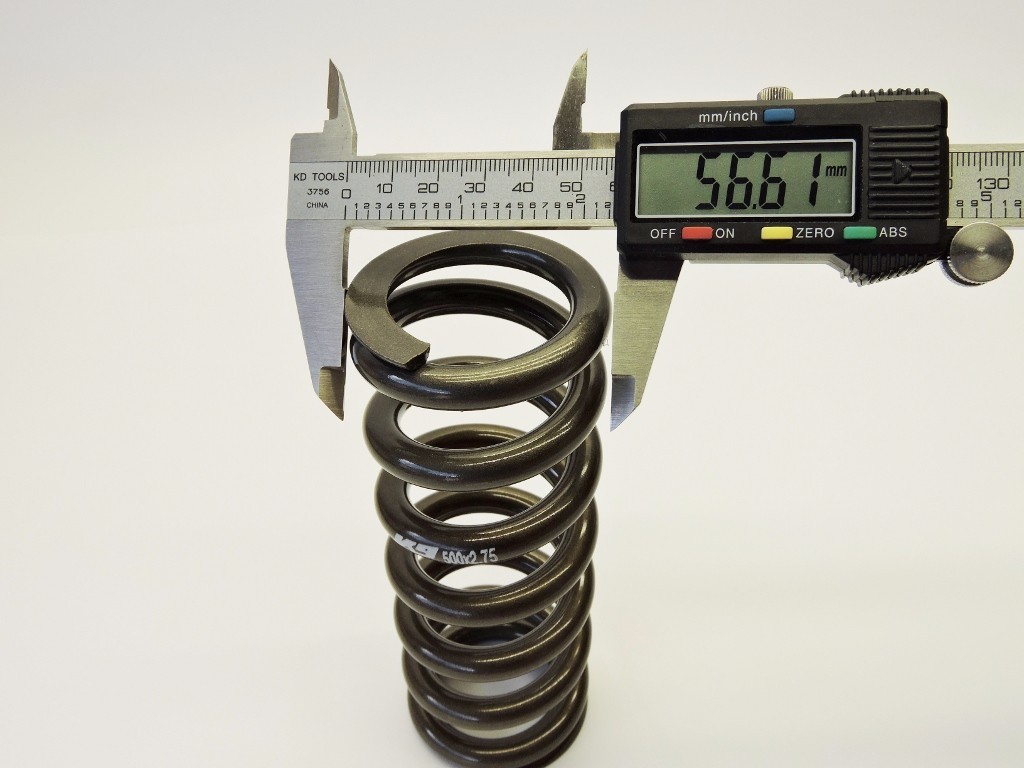 K9 500 x 2.75 Spring RACE STEEL 150mm 530g Champagne for FOX and Rock Shox NEW
