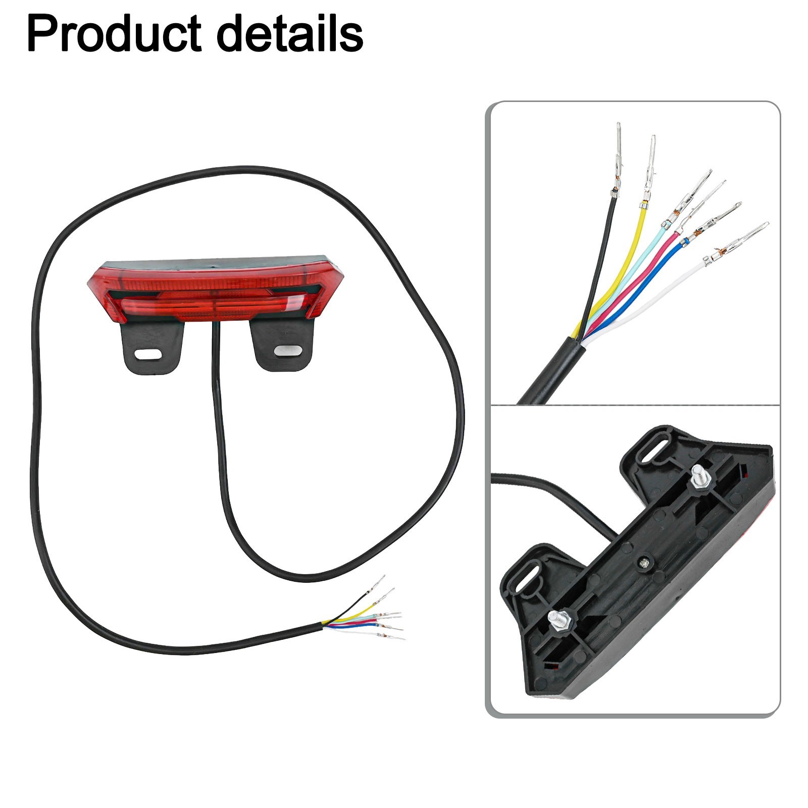 Practical Electric Bike Rear Light with Turn Signal and Brake Function