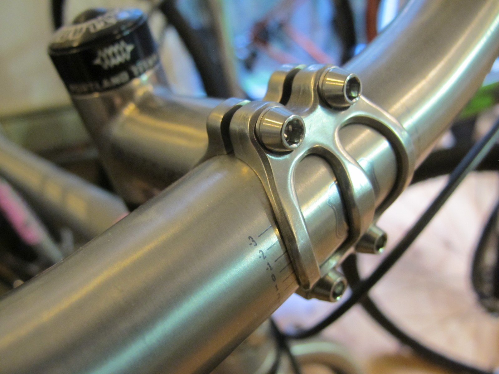 Ti Cycles Titanium Stem 50mm to 140mm lengths MTB Road Cross Track