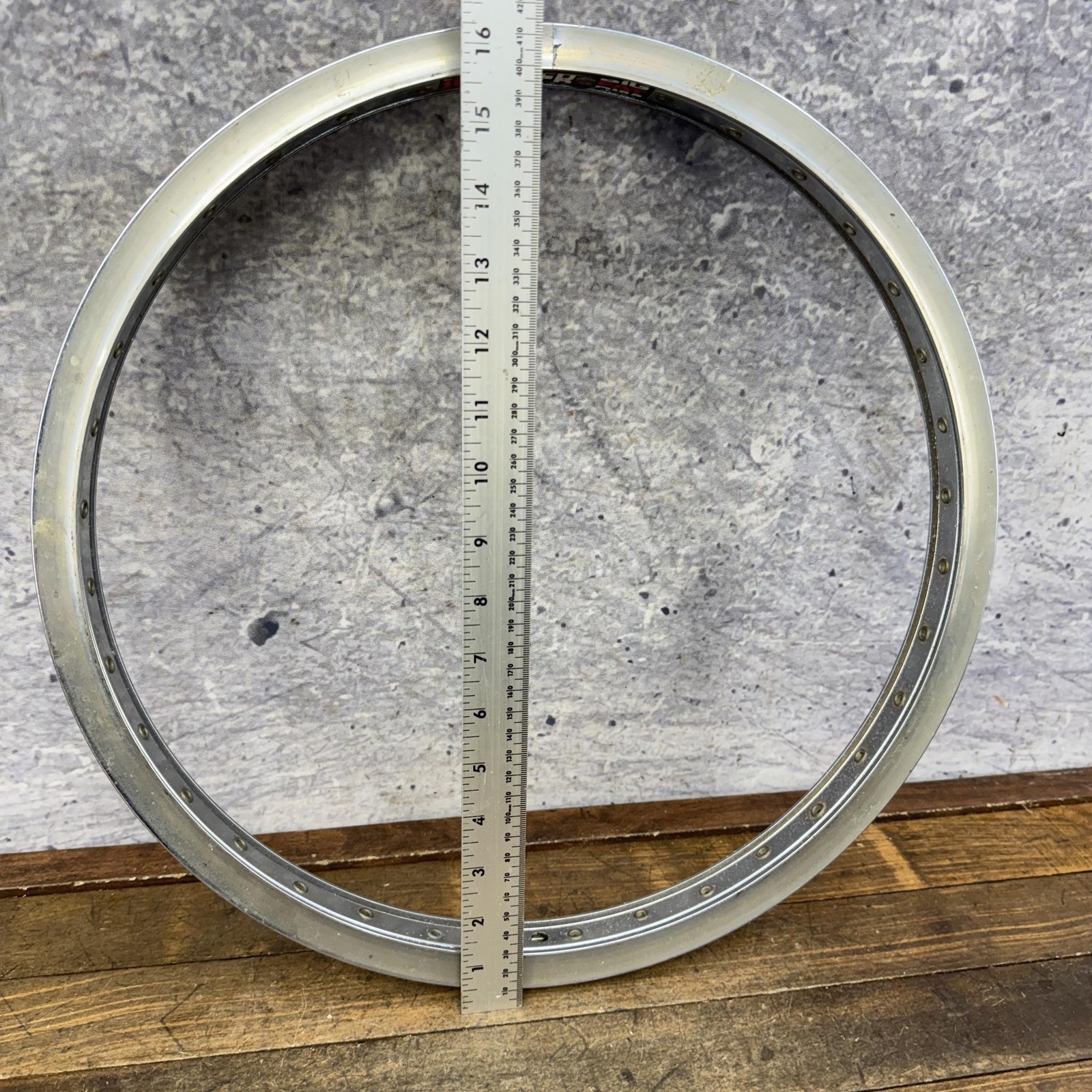 Vintage Sun Rims BFR Big Fat Rim 48H 20in BMX Silver Double Wall USA Bike 48