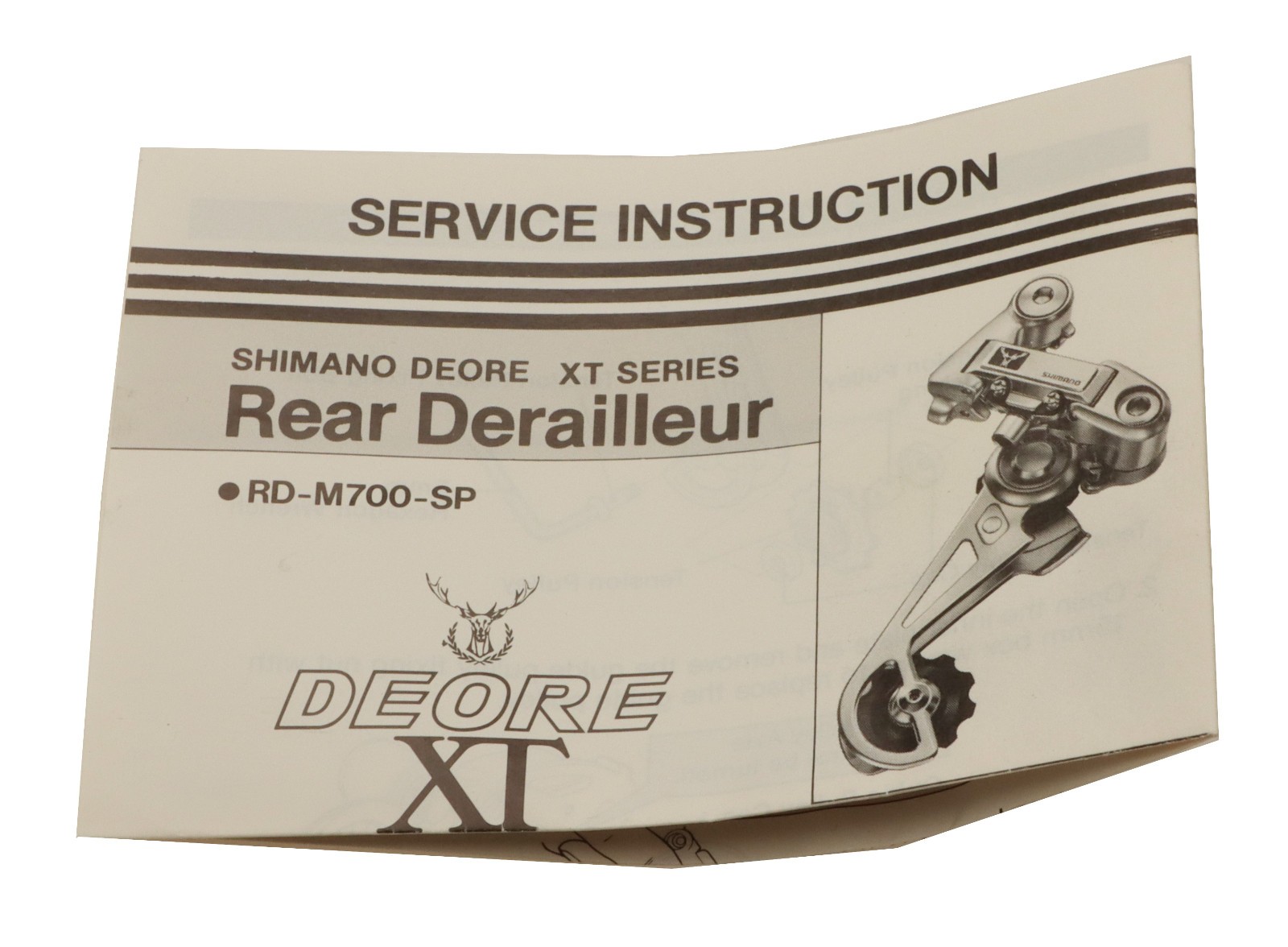 Shimano Deore XT RD-M700SP Rear Derailleur 6s Deerhead NOS NEW RARE Superplate