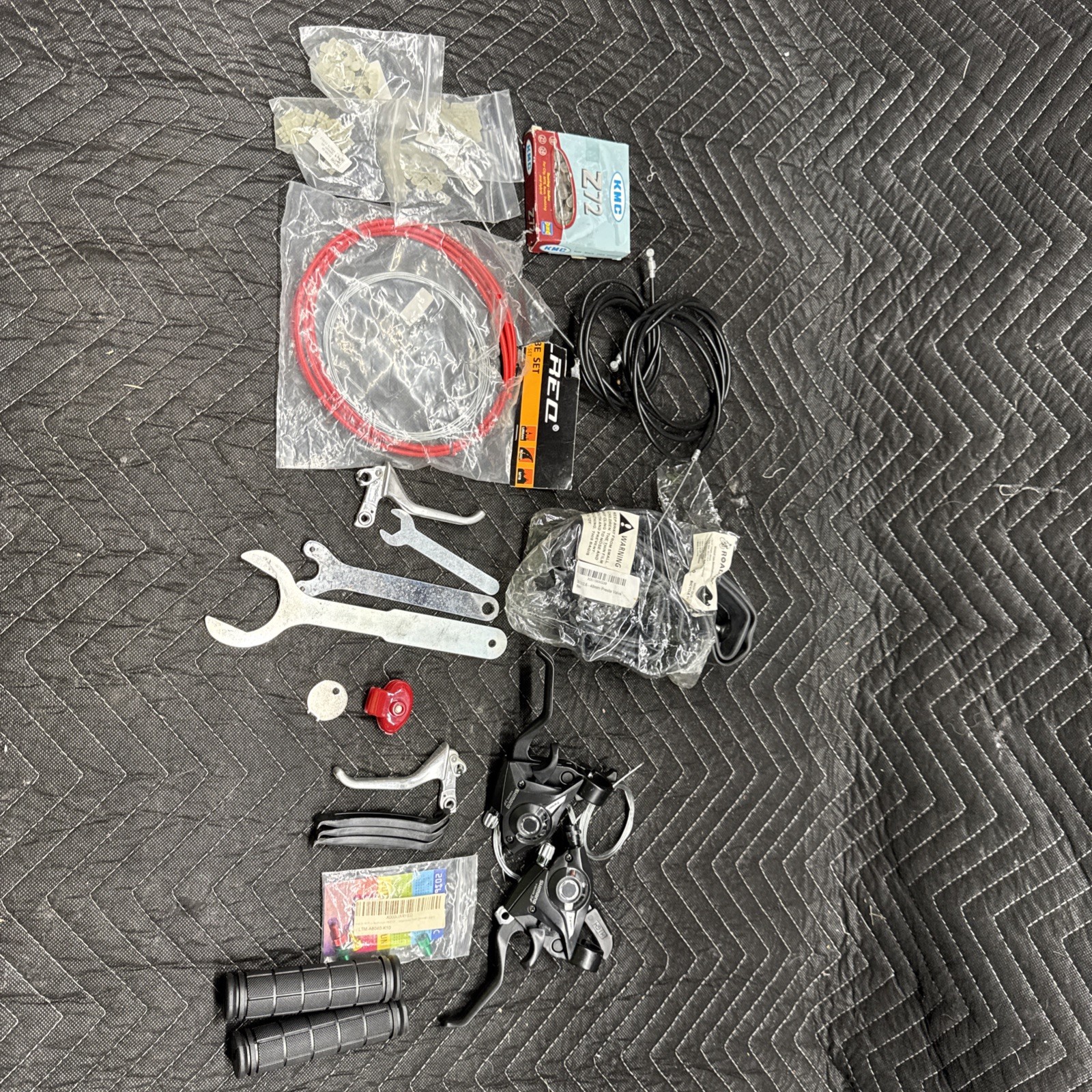 Shimano ST-EF51 7R 7 Speed + St-ef51-3l + Bicycle Lot NEW chain Grips Cables