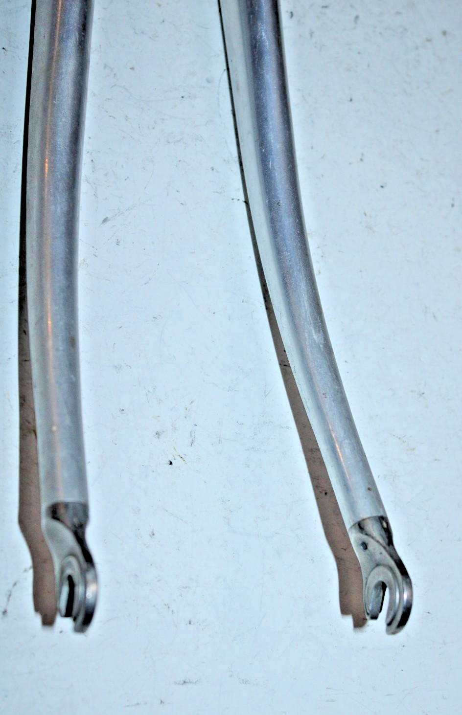 Vintage Road Hybrid Bike Fork 700c 1″ Threaded 177mm Silver Cafe Commuter Java ~
